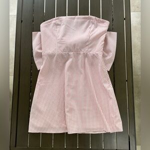 ALTAR’D STATE CALLISTA PICNIC FIT FLARE GINGHAM MINI DRESS!!